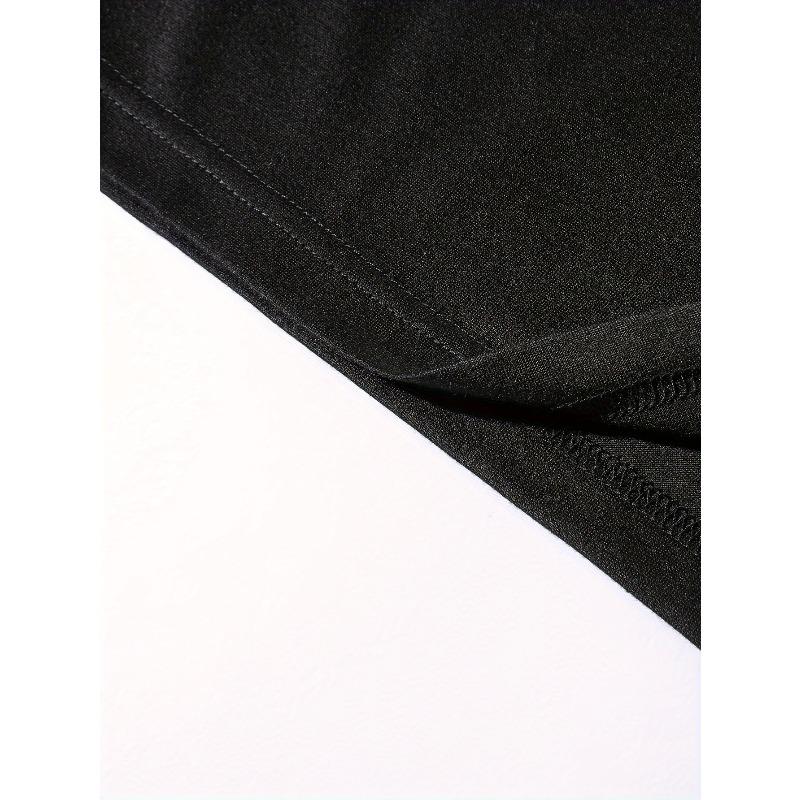 Men's Round Neck American Street Letter Loose T-shirt, Suitable for Summer Casual