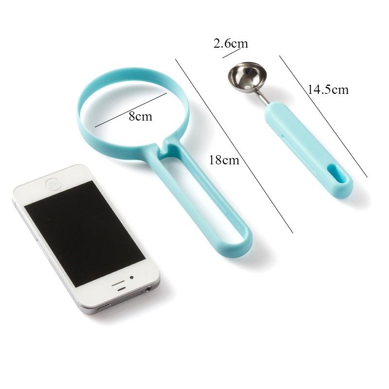 2pcs Fruits Peel Remover Peeler Vegetable Seeds Digging Spoon Set Watermelon Pulp Digger Spoon Kitchen Tool