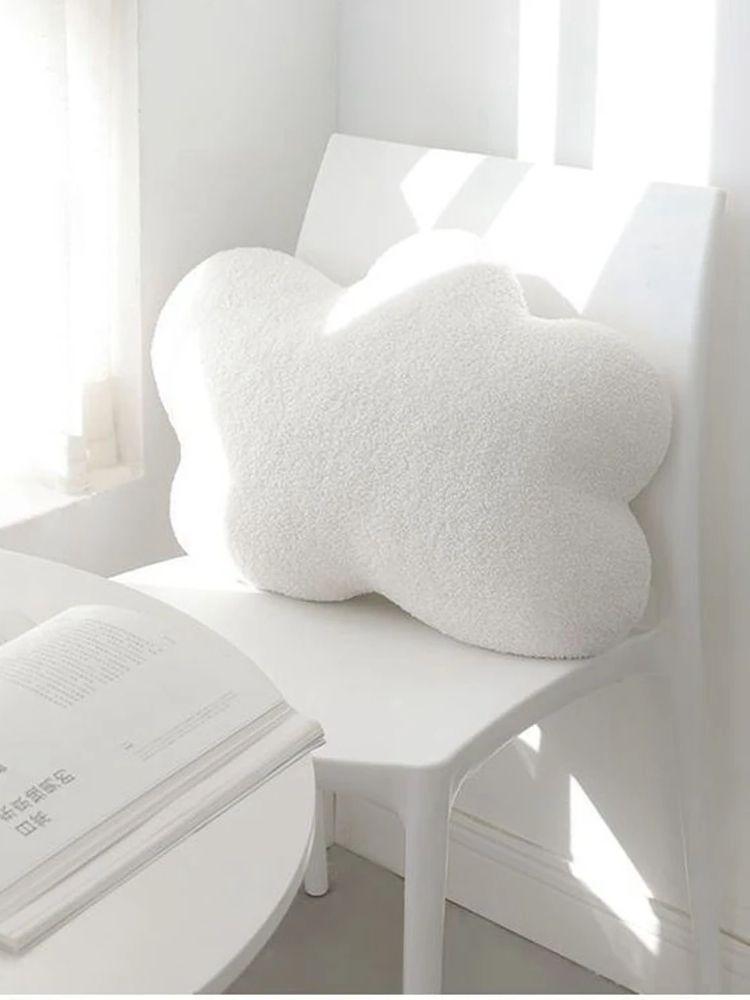 50cm Large Cloud Plush Pillow Chair Cushion Sleep Comfort Pillow Doll Office Waist Doll Send Friends Birthday Christmas Gift