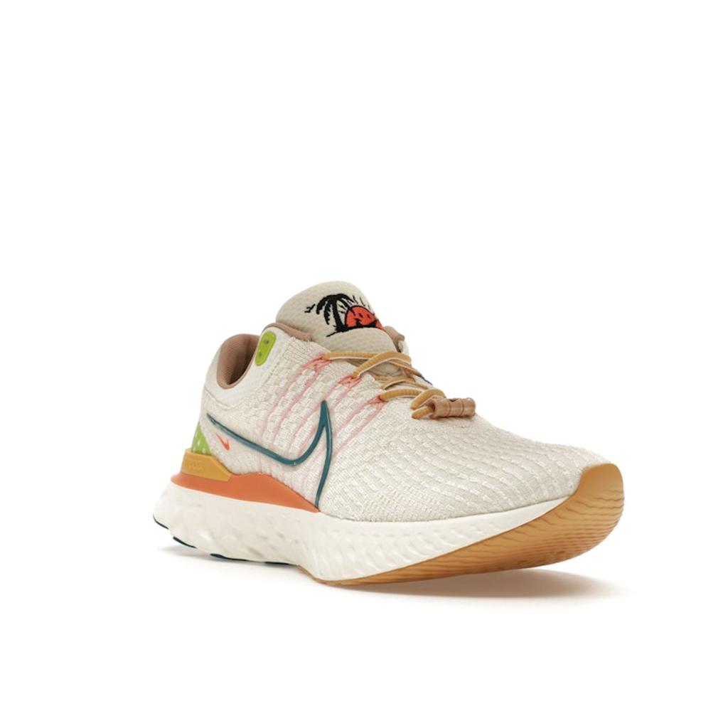 Nike React Infinity Run Flyknit 3 Sail Hot Curry Men Sneakers White Rift-Blue DV1744-141