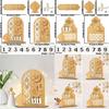 Moon Elegant Festival Countdown Castle Tabletop Ornament For Celebrations Festive