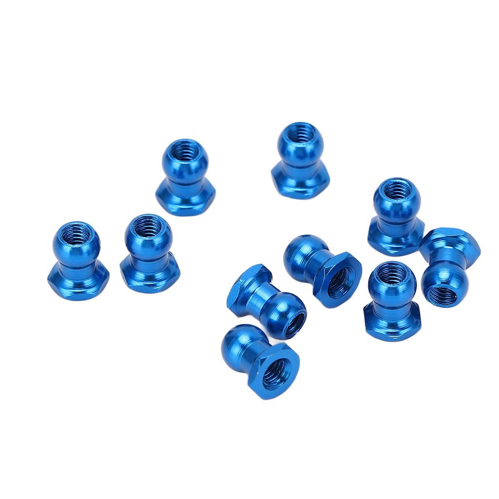 10 SZT. Nakrętka kulowa RC Stop aluminium Głowica kulowa Nakrętka zabezpieczająca RC do Tamiya 53640 Samochody RC serii 110
