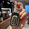Tpu Car Key Case Cover Key Fob Cover Keyring For Honda Civic 11Th Gen Ve-1 Accord   Accord Vezel Pilot Freed Crv