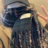 New Colorful Plaid Scarf for Women High End Imitation Cashmere Korean Version Versatile Thickened and Warm Autumn and Winter Long Shawl Scarf