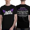 Black Sabbath Zpět na začátek Rocková kapela 2025 Pánské Dámské Tričko Merch Vtipná Trička Tričko 100% Bavlna Dospělý Moto