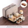 ZISIZ Ru Kiln Travel Tea Set