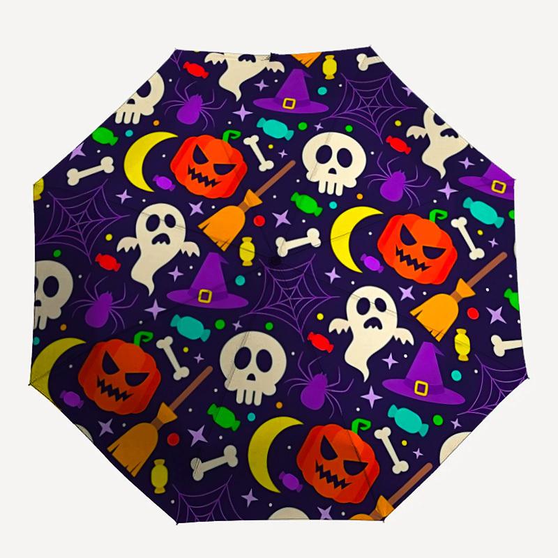 

1pc Halloween Decorations Umbrella - Portable Home Essential, Durable Iron Frame with Rod Structure, Fashion Lovers yy250910125