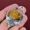 Bronzite Pendant Genuine Gemstone Pendant Decent Flower Jewelry 925 Sterling Silver Pendant Handmade Pendant Brand New Jewelry Gifts for Her