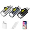 LED Outdoor Keychain Flashlight Lightweight High Brightness Flashlight Mini Pocket Flashlight for Camping Hiking Emergencies