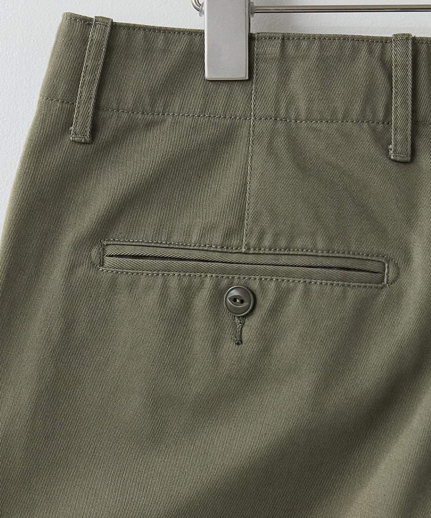 Leopeusaideu Officer Chino Pants Olive Drab