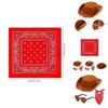 Kids Western Cowboy Hat Glasses Bandana Costume Set With Cotton Fabric For Party Dressup