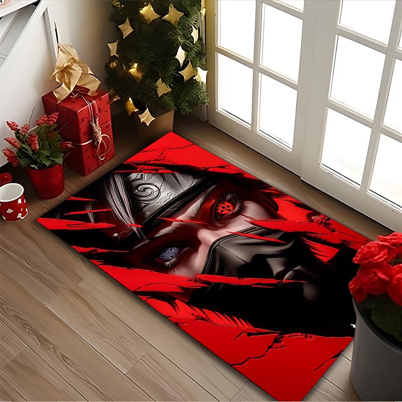 1pc Digital Printed Chair Rug for Home Office Use, naruto Carpet Appropriate for All Seasons, Soft Area Carpet