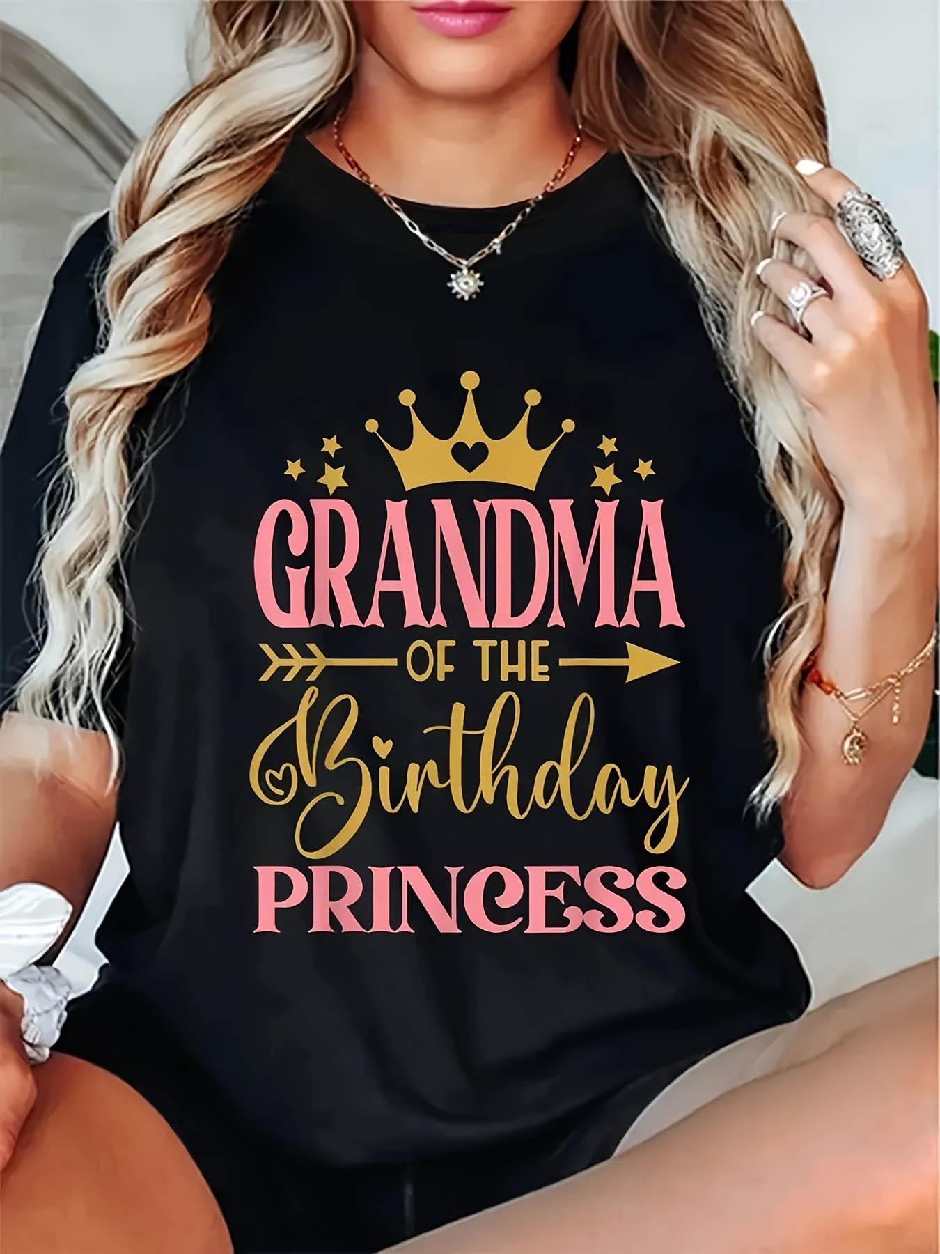Grandma of the Birthday Princess T-shirt XXL