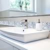 Gray Marble Texture Rectangular Tile Sticker Kitchen Bathroom Stair Renovation Waterproof Wall Sticker