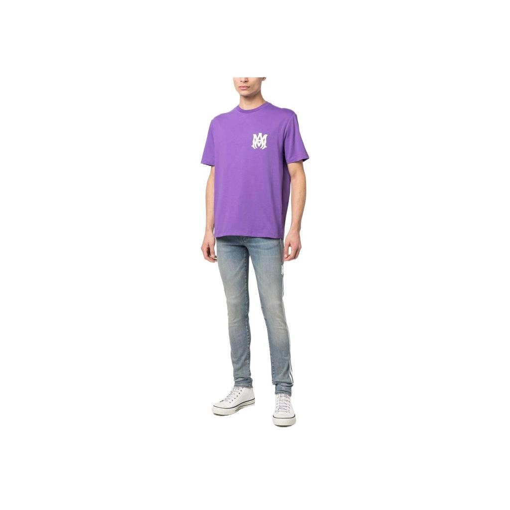 AMIRI MA Logo T-Shirt Purple Men Streetwear PS23MJL015-510