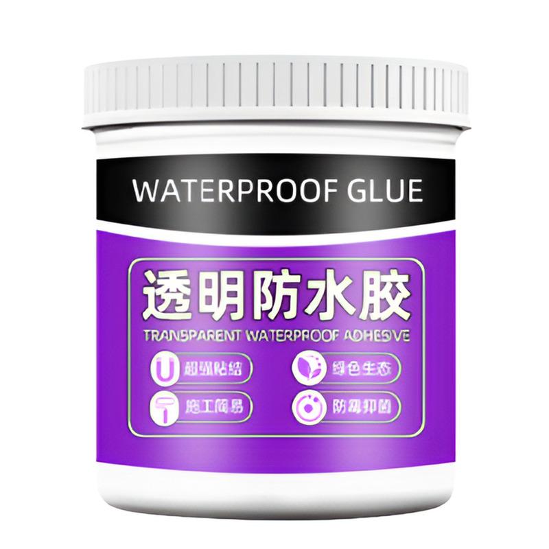 Transparent Waterproof Sealant For Bathroom Kitchen Roof Leak Repair No Demolition Required Crystal Clear Leak Repair Bathroom