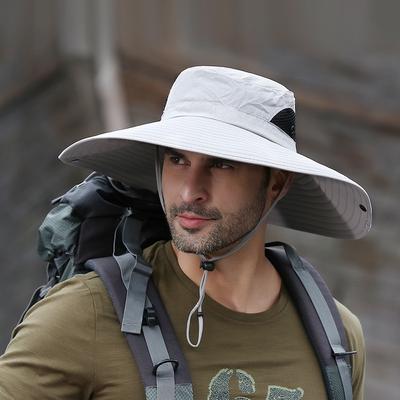 Large Wide Brim Bucket Sun Hats For Women Men Quick Drying Fisherman Caps Breathable Mesh Male Outdoor Hiking Fishing Hat
