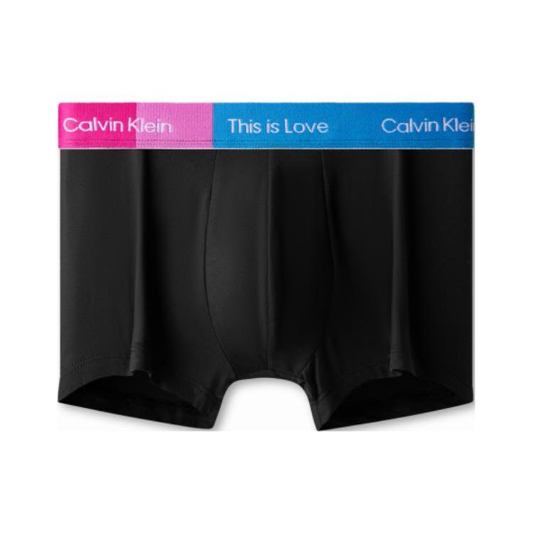 

Calvin Klein Letter Print Boxer Shorts Men bottoms Black NB3513-BTM M