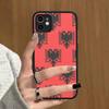 Albania Albanians Flag Phone Case For IPhone 16e 16 15 14 13 12 11 Pro Max X XS Max Plus Matte Clear
