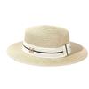 M-standard Flat-topped Straw Hat Retro Joker Beach Sun  Hat in Summer Beanies for Men
