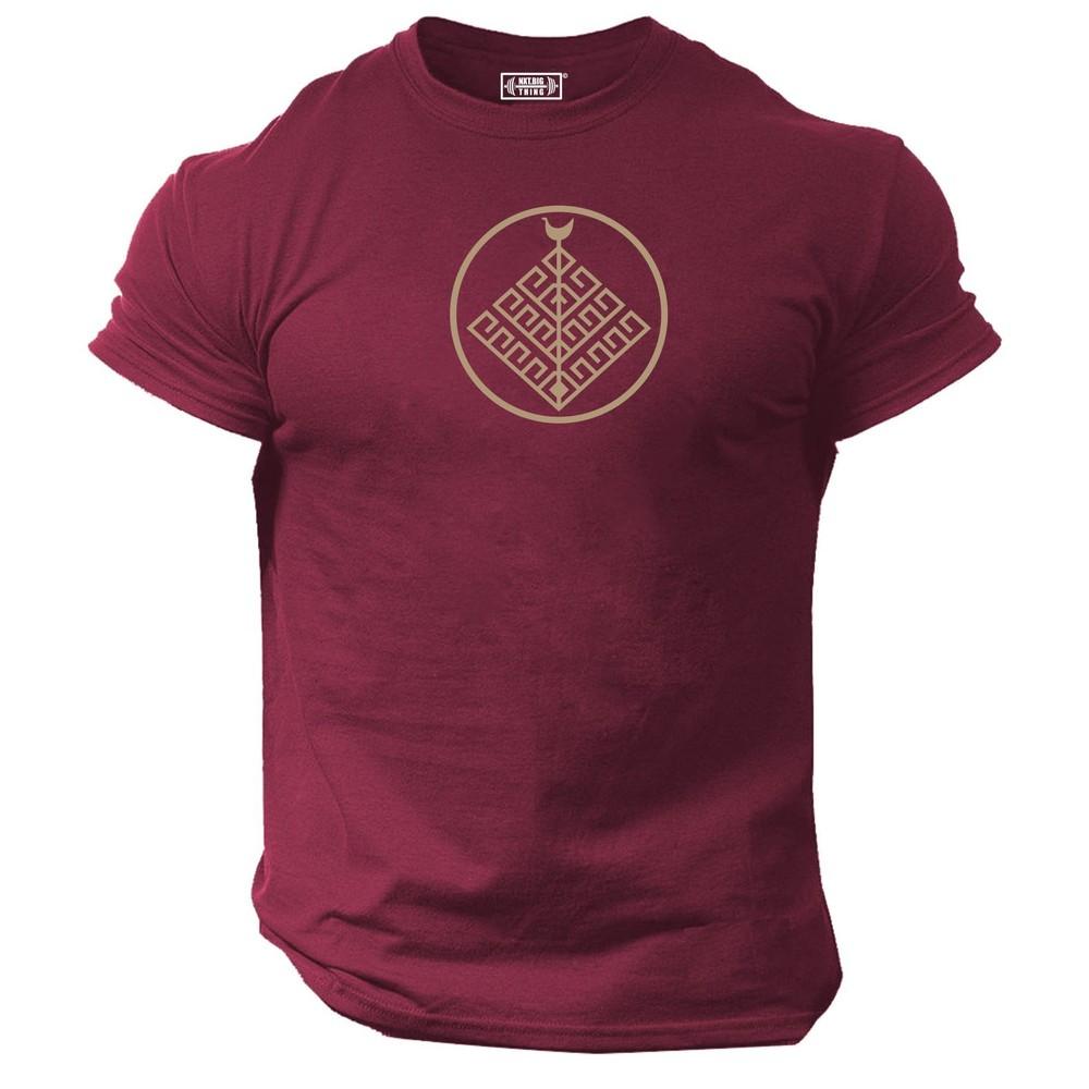 Yggdrasil T Shirt Gym Clothing Bodybuilding Workout Mma Vikings Thor Gymwear Top