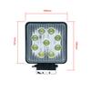 Lampa Robocza Led 27W Kwadratowa 12/24V 6000K Zimna Biel R10 R23