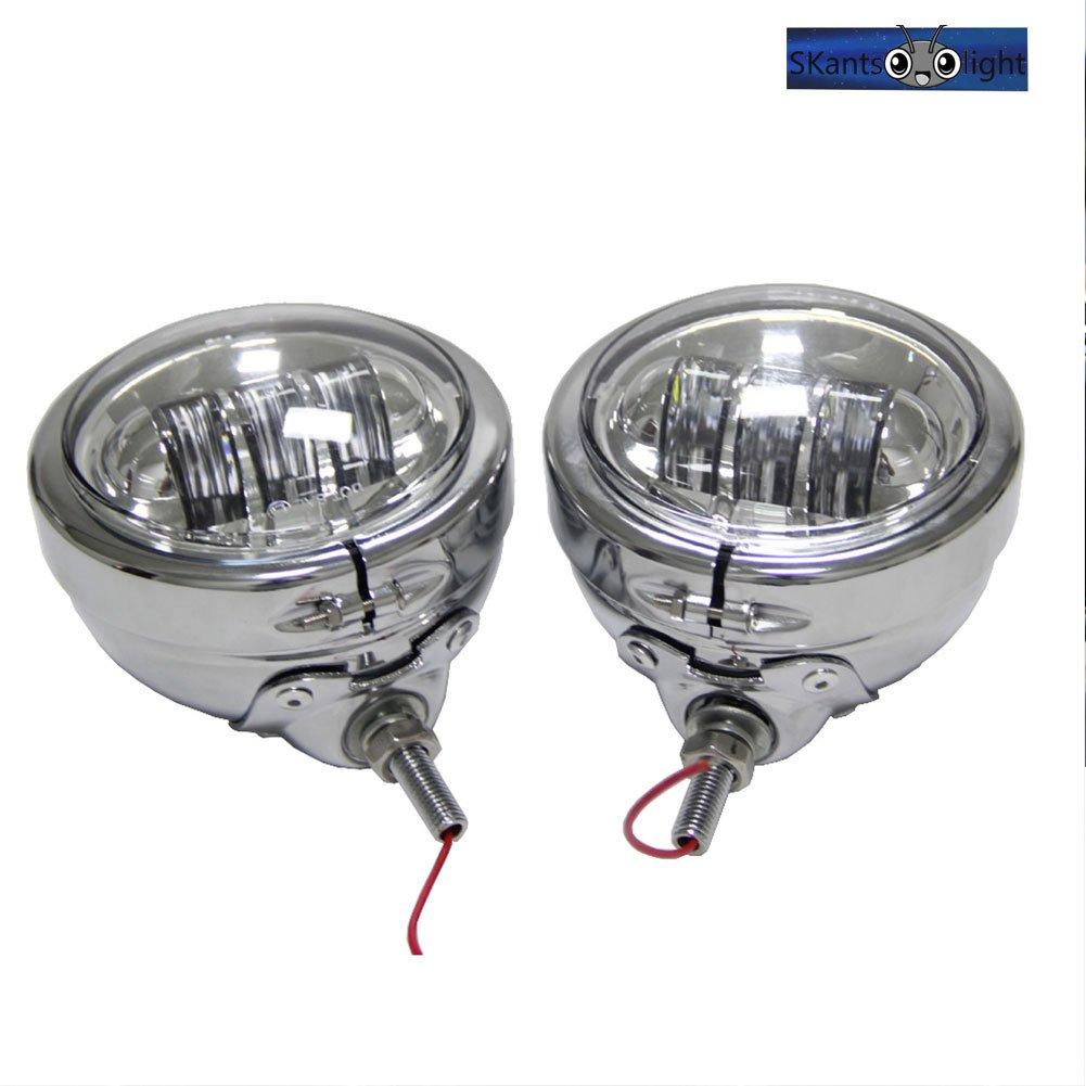 4.5 Inch Headlight Harley Davidson Motorcycle Car Universal Refurbishing LED Fog Lamp Auxiliary Light