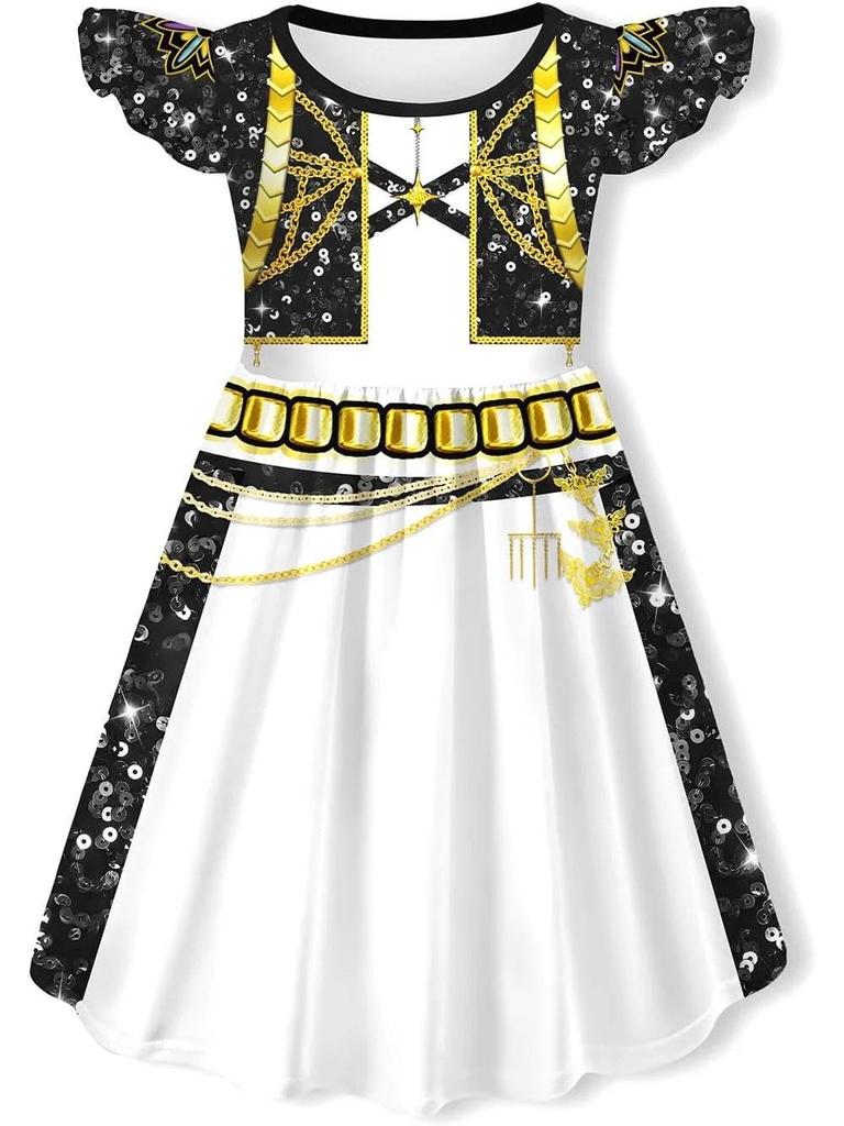 K-POP Dívčí skupina Lovci démonů Cosplay kostým Set - Lumi, Mila, Zoe Halloween Představení