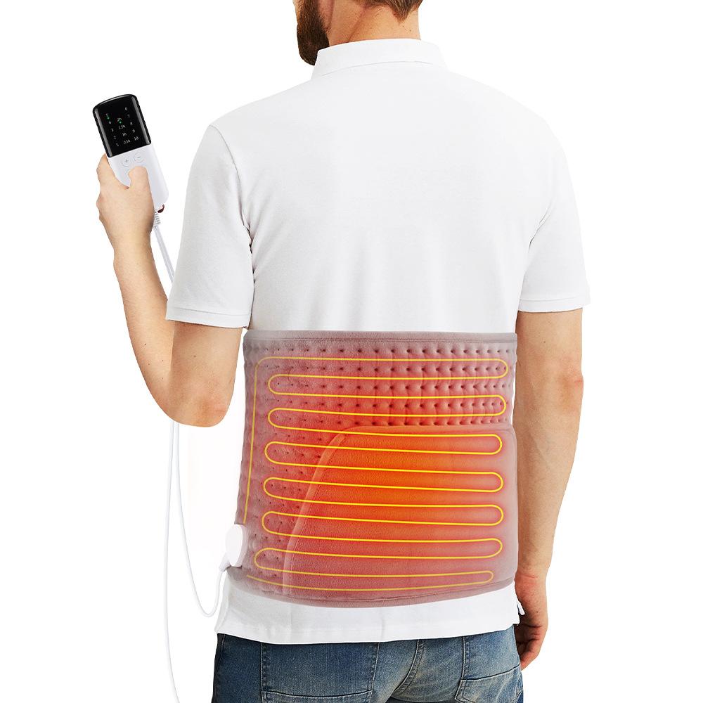 Electric heating belt  household hot compress hand warmer belt warmer belly heating pad European regulations British regulations темно серый