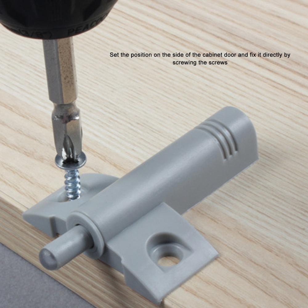 10PCS ABS Cabinet Door Damper Gray Drawer Bumper Quiet Soft Close Buffer Drawer