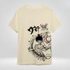 American Retro Unisex T-shirt Luffy Men's Cotton T-shirt Summer New Retro Fashion Men's and Women's Streetwear