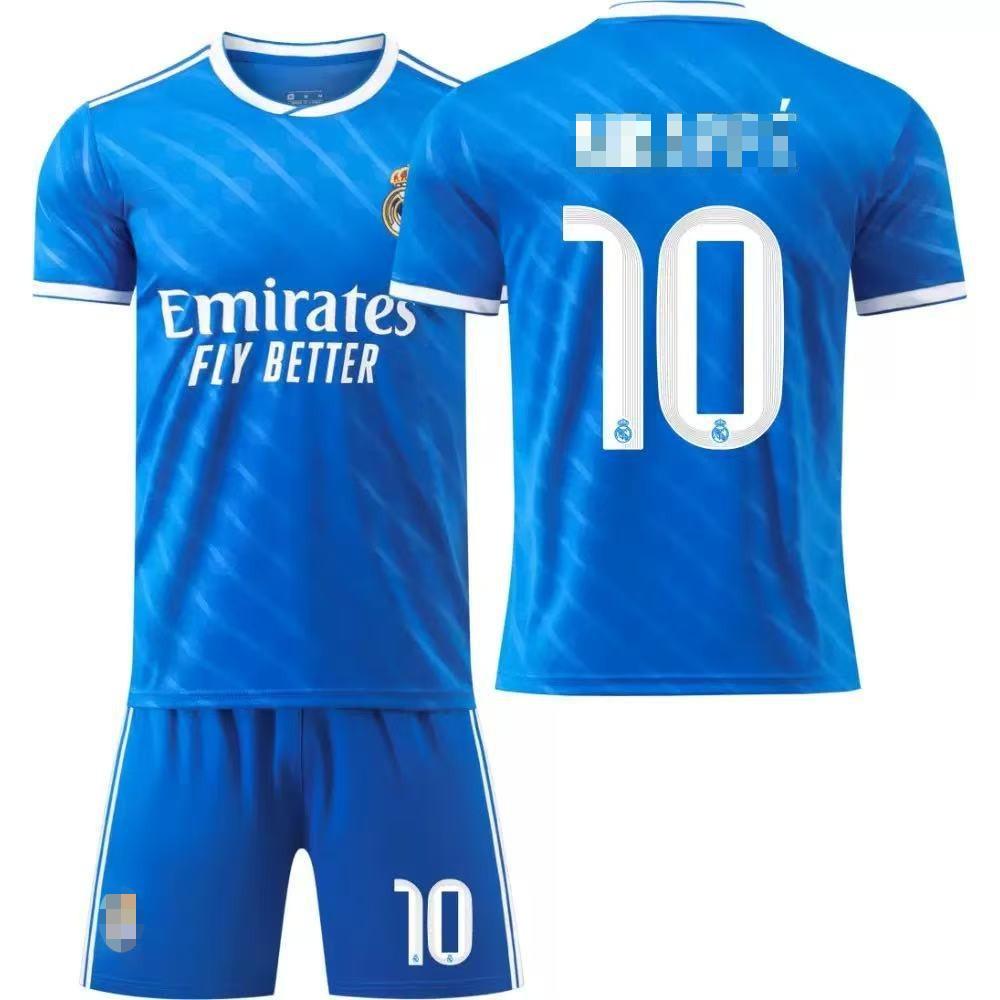 25/26 Real Madrid 2nd Away #10 Mbappe Sports Training Jersey Set with Socks
