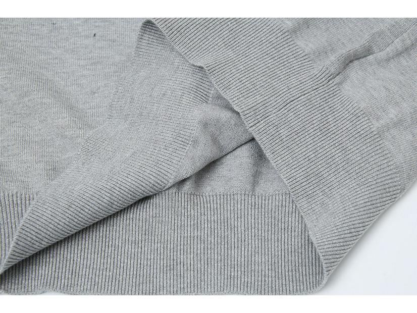 Crossstone Unisex Klassischer Frottee Rundhals Pullover - Langarm für Herbst/Winter