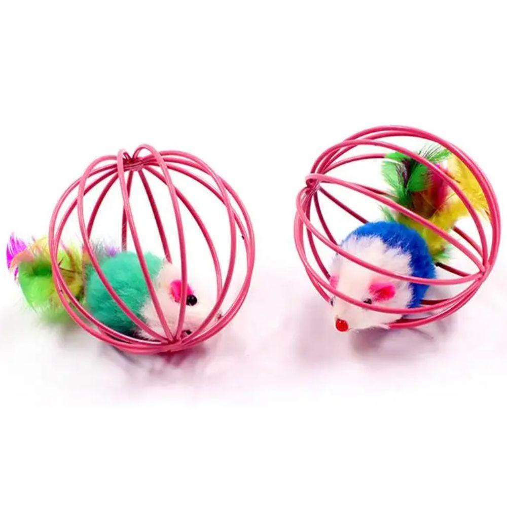 Mäusekäfig Katzenspielzeug Interaktives Katzenteaser-Spielzeug Neues Kätzchen Interaktives Spielzeug Hund