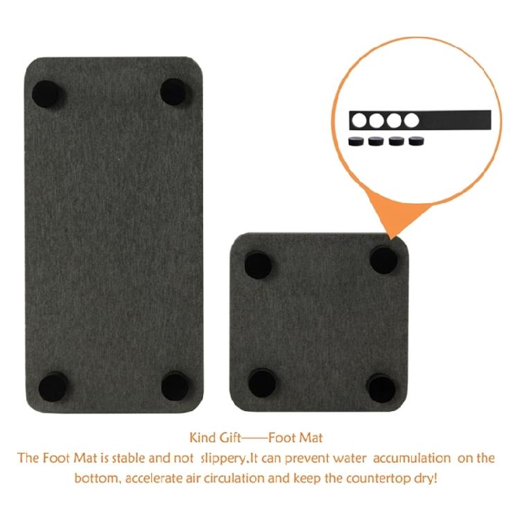 4er Pack Saugfähige Seifenablage Schnell Trocknende Platte Wasserabsorbierender Diatomit Untersetzer