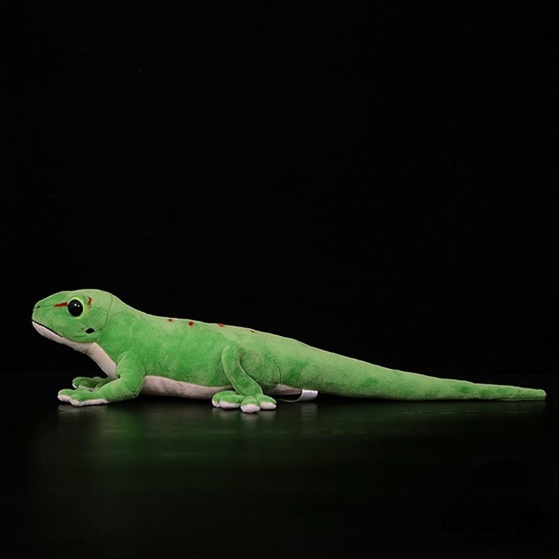 Gigante Day Gecko Alta fedeltà Anime Carino Casa Lucertola Peluche Phelsuma Peluche Giocattoli Realistici Animali Simulazione Bambola di Pezza Giocattolo
