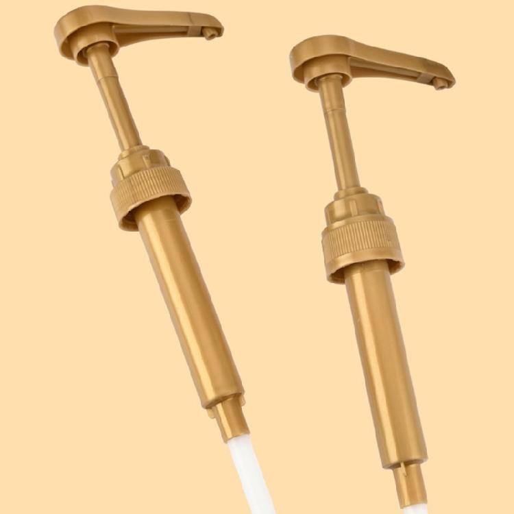 4pcs Pump Dispenser Syrup Bottle Nozzle Pump Durable Kitchen Push-type Pressure