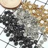 100-500Pcs Metal Locking Pin Back Brooch Badge Holder Lapel Base For DIY Jewellery Material Hand Making Supply Craft Accessories