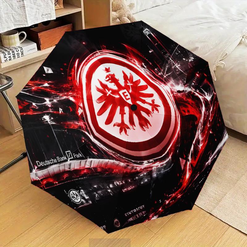 Eagle Crest Frankfurt Emblem Automatic Folding Umbrella - 8-Rib Travel Umbrella with Auto Open/Close & Portable Gifts for Holidays or Birthdays