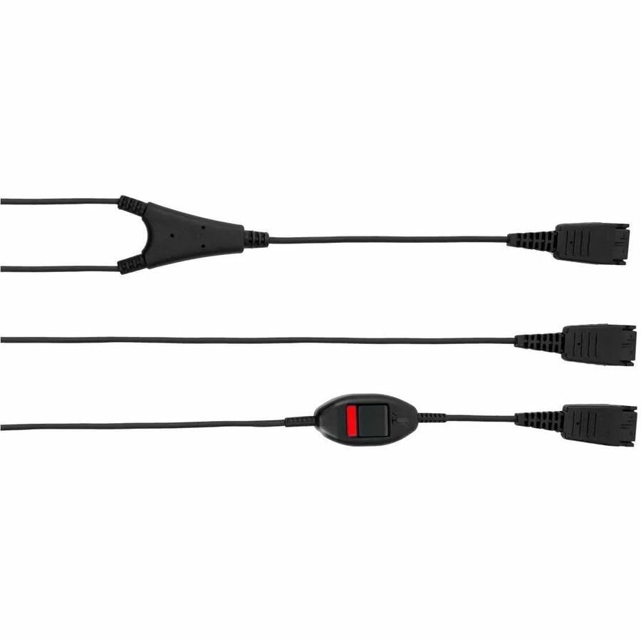 GN Audio Japan Jabra Supervisor Cord (New Y-Cord for Monitoring, with Mute Switch for Supervisors) 8800-02-01