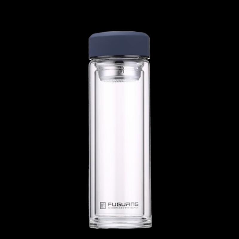 Fuguang G1416 Double-Layer Glass Tea Cup