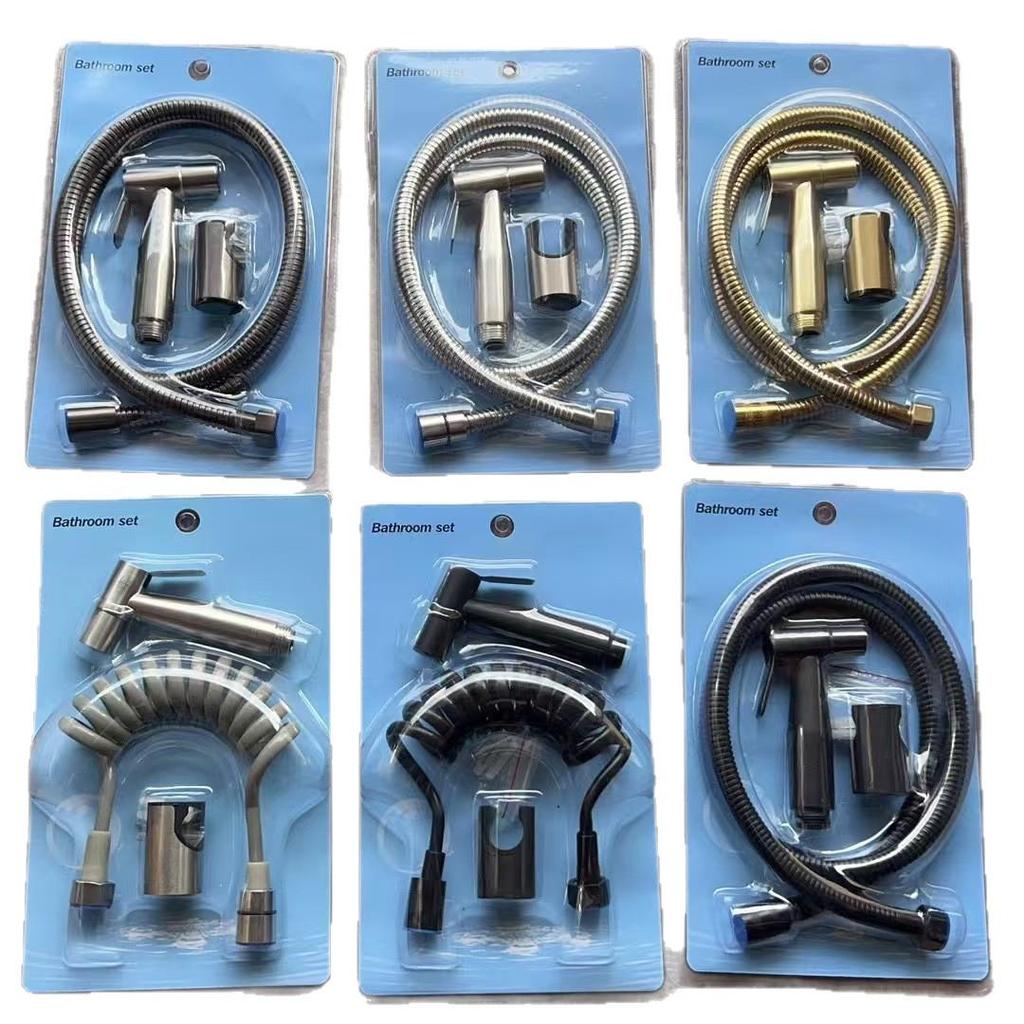 304 Stainless Steel High-Pressure Bidet Shower Head Spray Gun Set