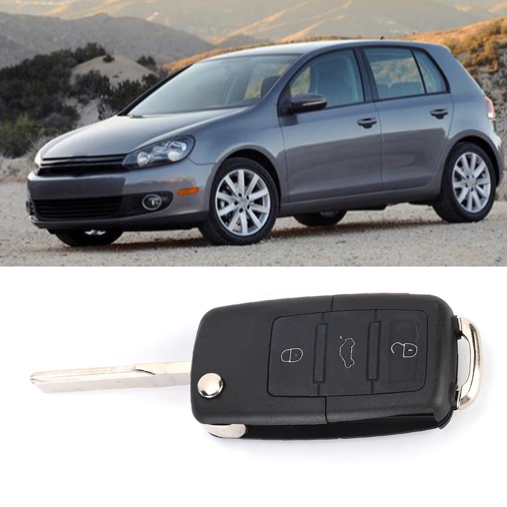 Înlocuire Carcasă Cheie Auto Flip cu Telecomandă cu 4 Butoane Potrivită pentru Passta 19982001