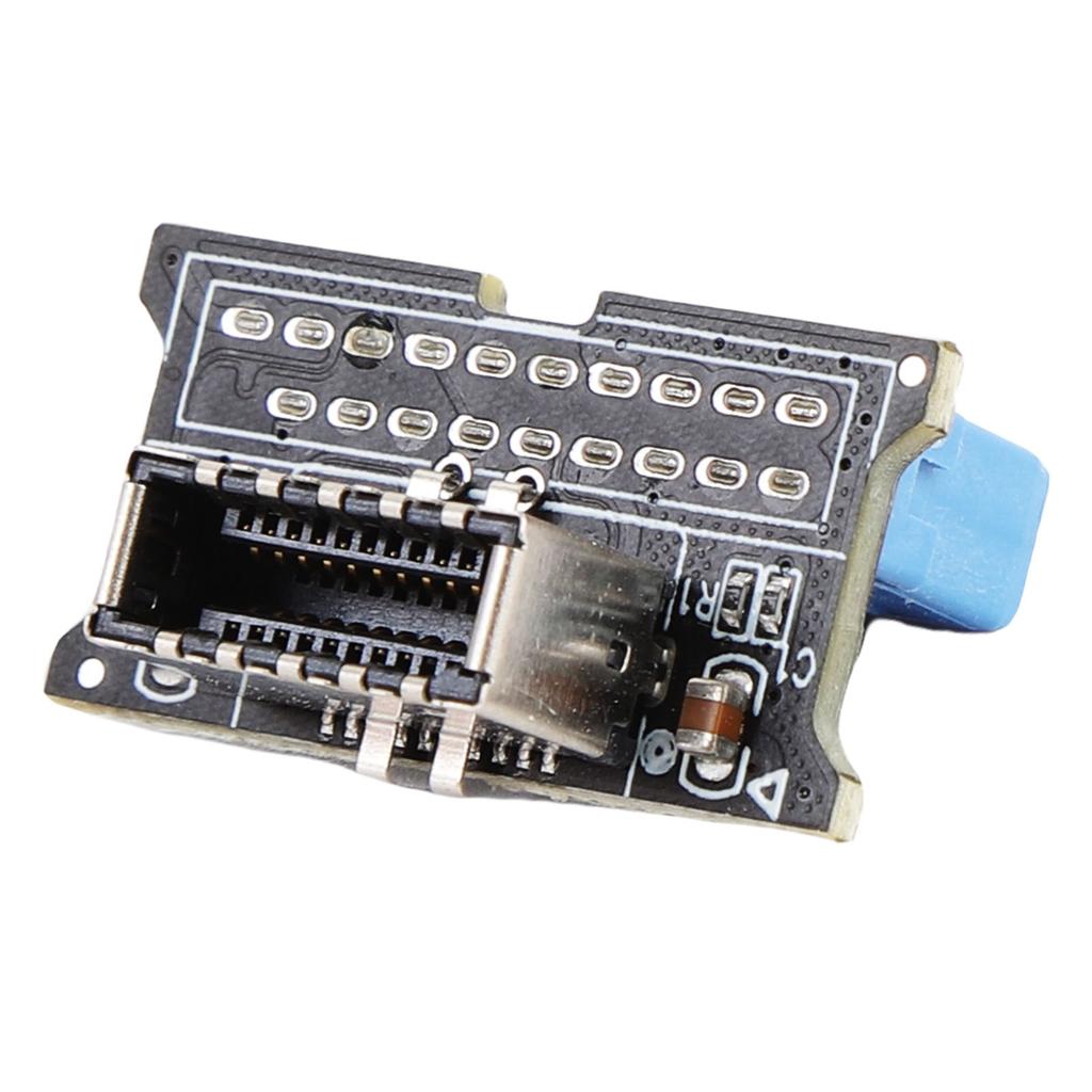USB 3.0 Front 19PIN To 3.2 Type C Front Panel Header Type E Adapter 20 To 19 Pin Expansion Card for Computer Motherboard