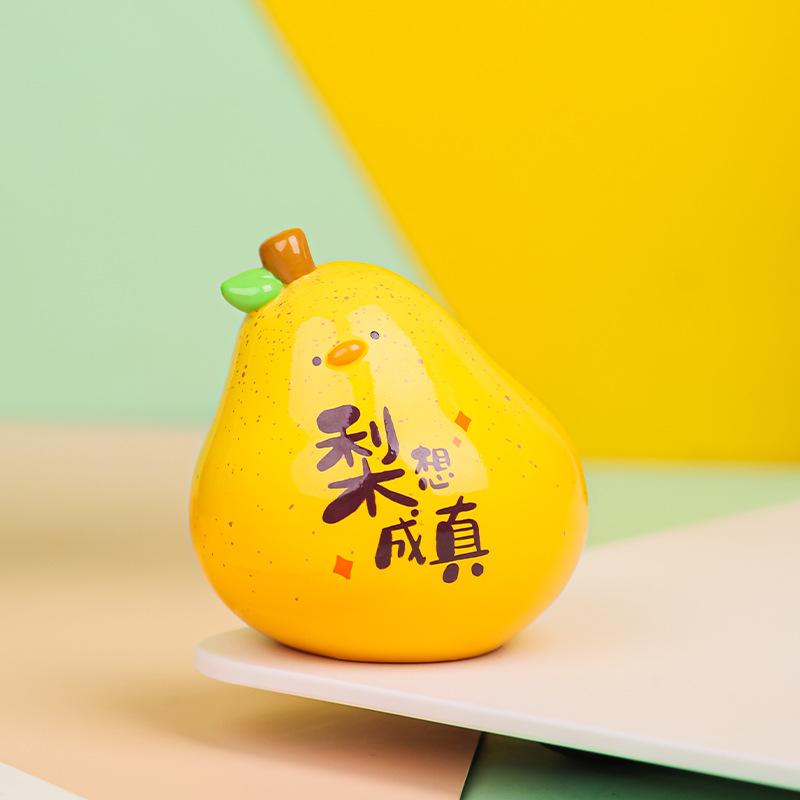 

A Cute and Adorable Figurine with Words on It, Symbolizing A Little Cute Resin Mini Desktop Decoration and A Car Ornament Model H