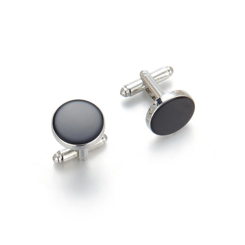 1Pair Light Luxury Versatile Shirts Round Cufflinks For Men Shirt Cuffs Nail Bridegroom Suit Sleeve Clothing Accessories Gifts