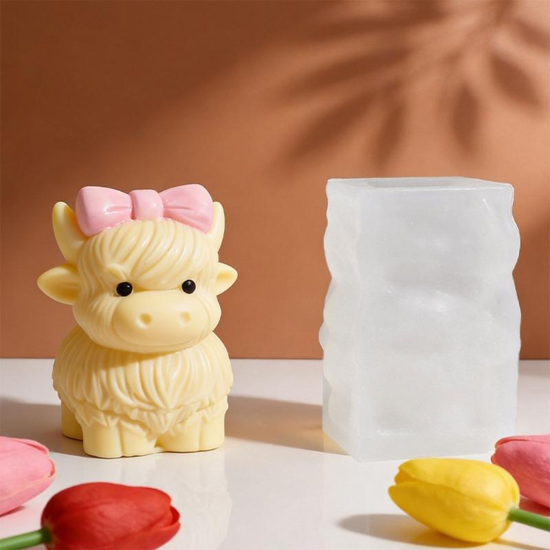 Creative Yak Shaped Silicone Mould For Handmade Candle And Artistic Resin Projects