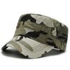 Hat Men's Spring Summer Duck Tongue Sun Hat Outdoor Travel Versatile Flat Top Hat Camouflage Military Hat