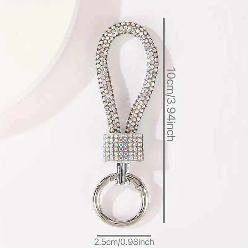 WTEMPO Sparkling Rhinestone Keychain for Women Elegant Mobile Phone Luggage Bag Key Accessories Perfect for Everyday Use or Special Occasions,