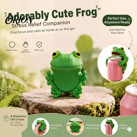 Dustproof Drink Cover Cute Frog Soda Can Cover, 3D Print PLA Beverage Lid Easy Clean Protector Protector, Sleeves for Outdoor Activities And